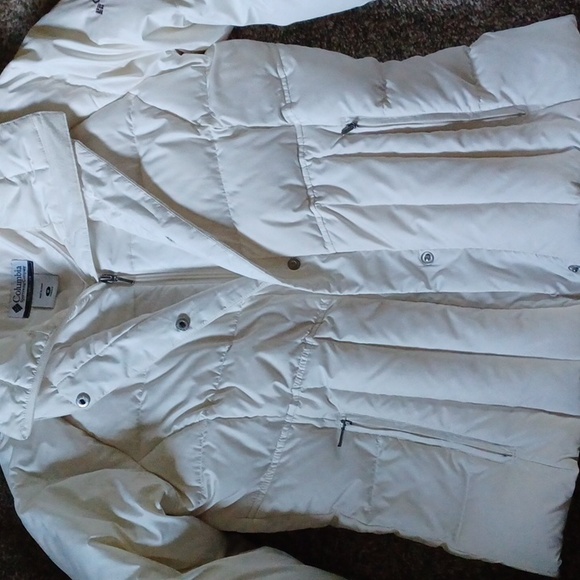 Columbia Omni-Shield Juniors Size M White Jacket - Picture 5 of 10